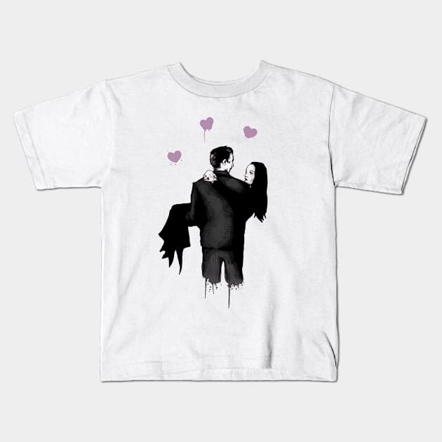 Spooky Love Kids T-Shirt by LVBart